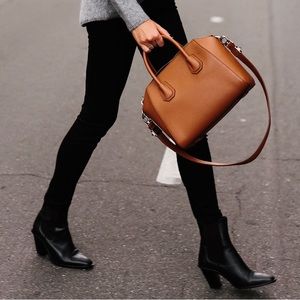 morty angled heel boots